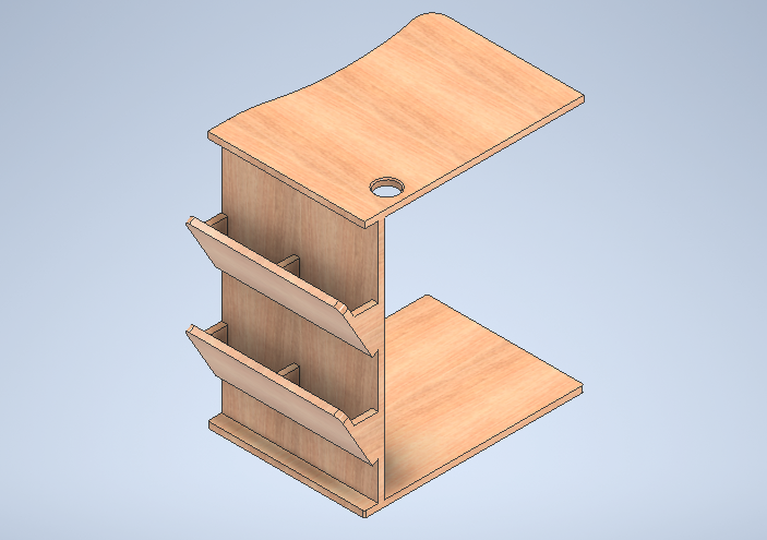 Bàn gỗ đọc sách cạnh sofa (DG 33)