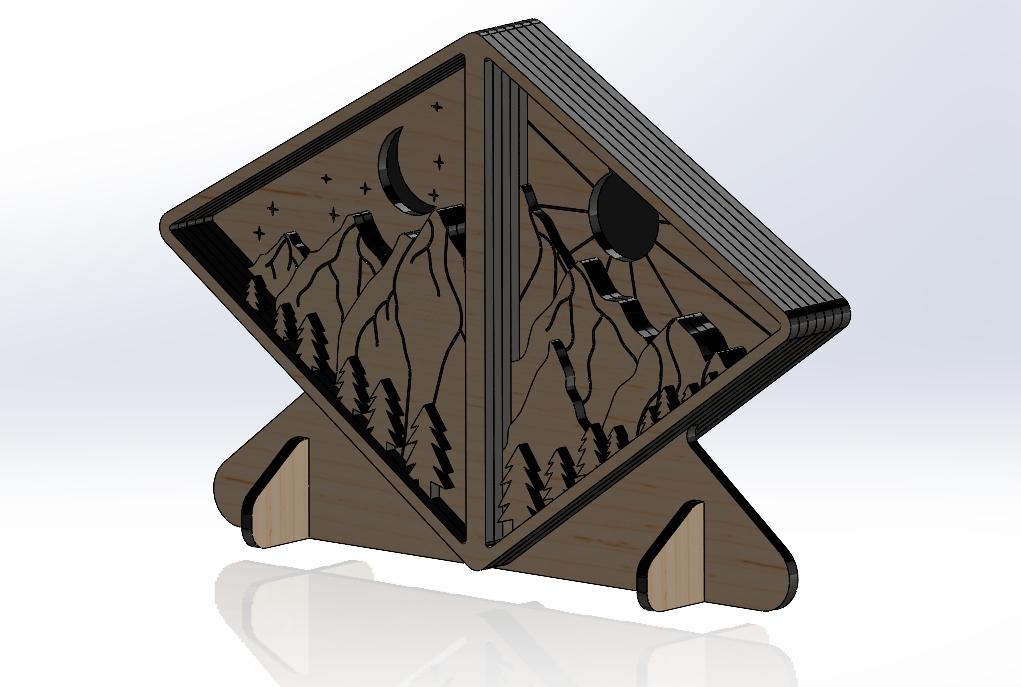 Tranh gỗ cắt laser 3D (DG 84)