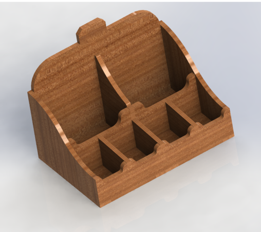 Thiết kế hộp bút gỗ (DG 76)