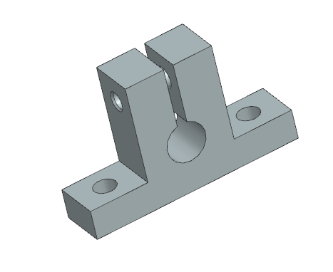 Gối đỡ trục dạng chữ T VL Thép (SHSTMH) Ø3–Ø50 (GĐ 41)