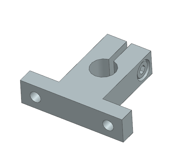 Gối đỡ trục dạng chữ T VL Thép không gỉ (SHSTS) Ø3–Ø50 (GĐ 45)
