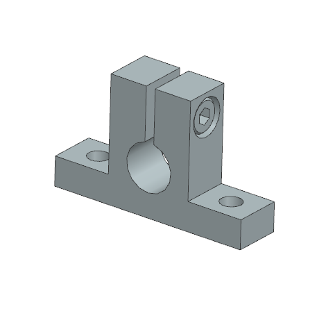 Gối đỡ trục dạng chữ T, VL NHÔM (SHSTDH) Ø3–Ø50 (GĐ 51)