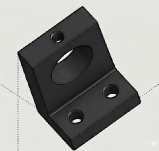 Gối đỡ trục dạng chữ L (SHKLB) Ø3–Ø50 (GĐ 76)