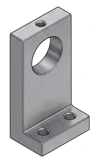 Gối đỡ trục dạng chữ L (SHKLA) Ø3–Ø50 (GĐ 75)